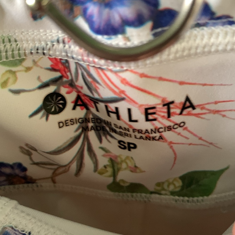 Athleta sz S Floral Leggings like new! - Picture 5 of 10